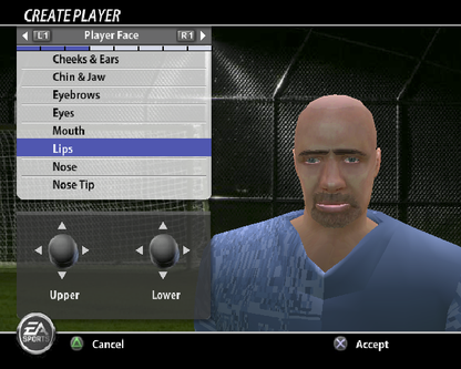 
FIFA Soccer 06 | PlayStation 2 | gameplay screenshot | Data by MobyGames.com