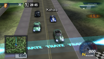 Test Drive Unlimited | PSP | gameplay screenshot | region=North America | source-country= | zypher-v2 | moby-475feea674f7 | Data by MobyGames.com