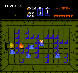 The Legend of Zelda | NES | gameplay screenshot | region=North America | source-country= | zypher-v2 | moby-0e1eafad8850 | Data by MobyGames.com