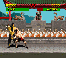 
Mortal Kombat | SNES | gameplay screenshot | Data by MobyGames.com