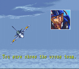 
U.N. Squadron | SNES | gameplay screenshot | Data by MobyGames.com