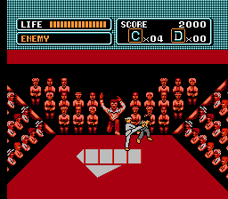 
The Karate Kid | NES | gameplay screenshot | Data by MobyGames.com