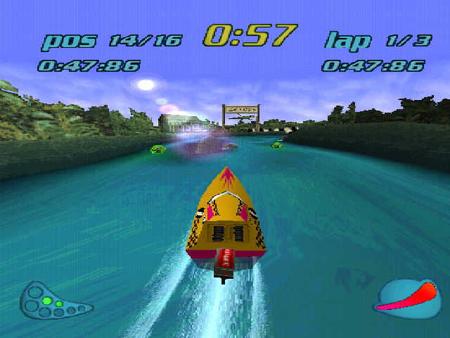 
Turbo Prop Racing | PlayStation | gameplay screenshot | Data by MobyGames.com