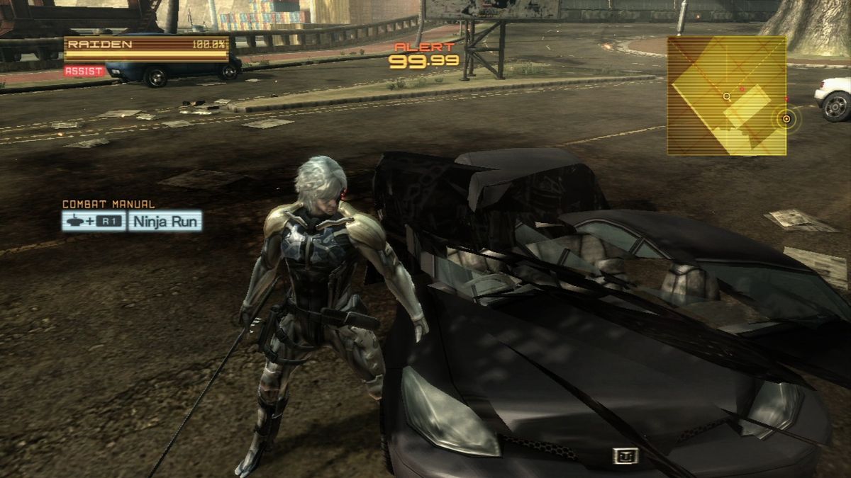 Metal Gear Rising: Revengeance | PlayStation 3 | gameplay screenshot | region=North America | source-country= | zypher-v2 | moby-6caca45255d7 | Data by MobyGames.com