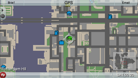 Grand Theft Auto: Chinatown Wars | PSP | gameplay screenshot | Data by MobyGames.com