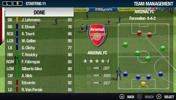 
FIFA Soccer 08 | PSP | gameplay screenshot | Data by MobyGames.com