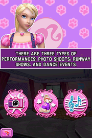 
Barbie: Groom and Glam Pups | Nintendo DS | gameplay screenshot | Data by MobyGames.com