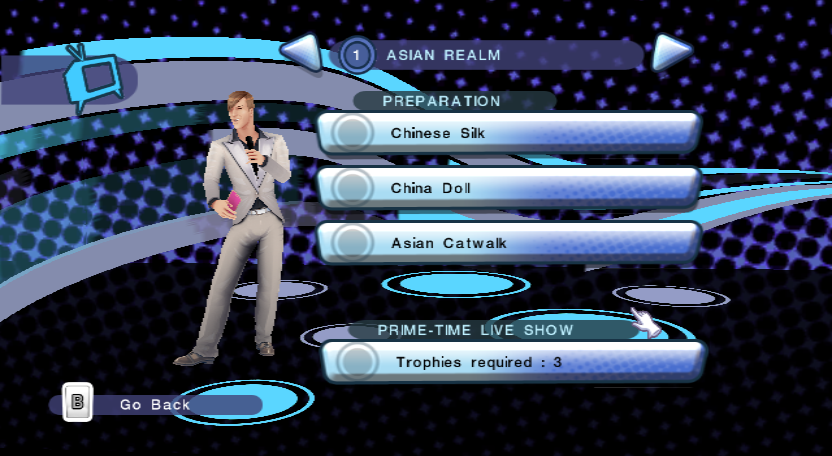 
Imagine: Fashion Party | Wii | gameplay screenshot | Data by MobyGames.com