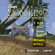 
Disney's The Lion King: Simba's Mighty Adventure | PlayStation | gameplay screenshot | Region: North America | source-country= | Data by MobyGames.com