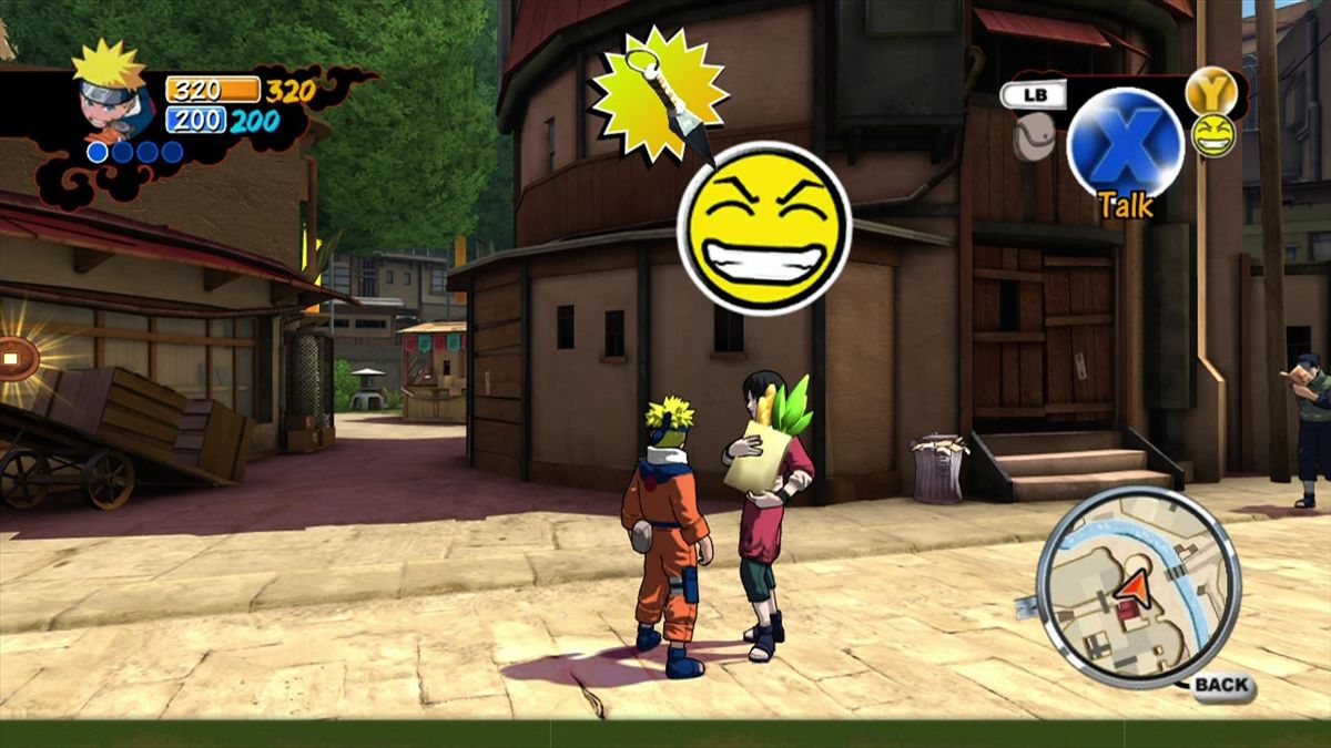 
Naruto: Rise of a Ninja | Xbox 360 | gameplay screenshot | Data by MobyGames.com