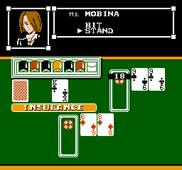 
Vegas Dream | NES | gameplay screenshot | Data by MobyGames.com