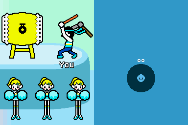 
Rhythm Heaven | Nintendo DS | gameplay screenshot | Data by MobyGames.com