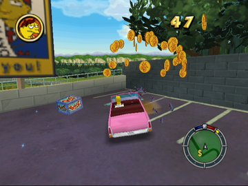 
The Simpsons: Hit & Run | GameCube | gameplay screenshot | Data by MobyGames.com