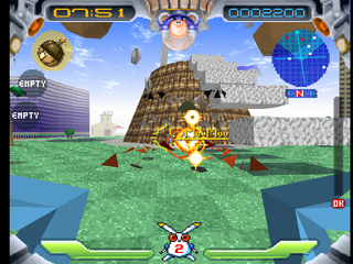 
Jumping Flash! 2 | PlayStation | gameplay screenshot | Data by MobyGames.com