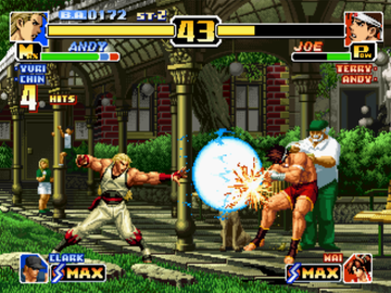 
The King of Fighters '99: Millennium Battle | PlayStation | gameplay screenshot | Data by MobyGames.com