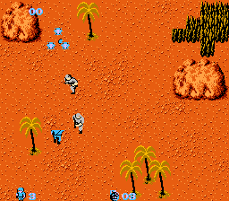 
Commando | NES | gameplay screenshot | Data by MobyGames.com