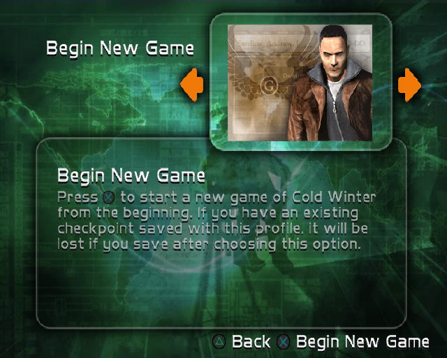 Cold Winter | PlayStation 2 | gameplay screenshot | Region: North America | source-country= | Data by MobyGames.com