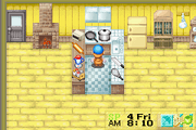 Harvest Moon: Friends of Mineral Town | Game Boy Advance | gameplay screenshot | region=North America | source-country= | zypher-v2 | moby-72eff35a94fe | Data by MobyGames.com