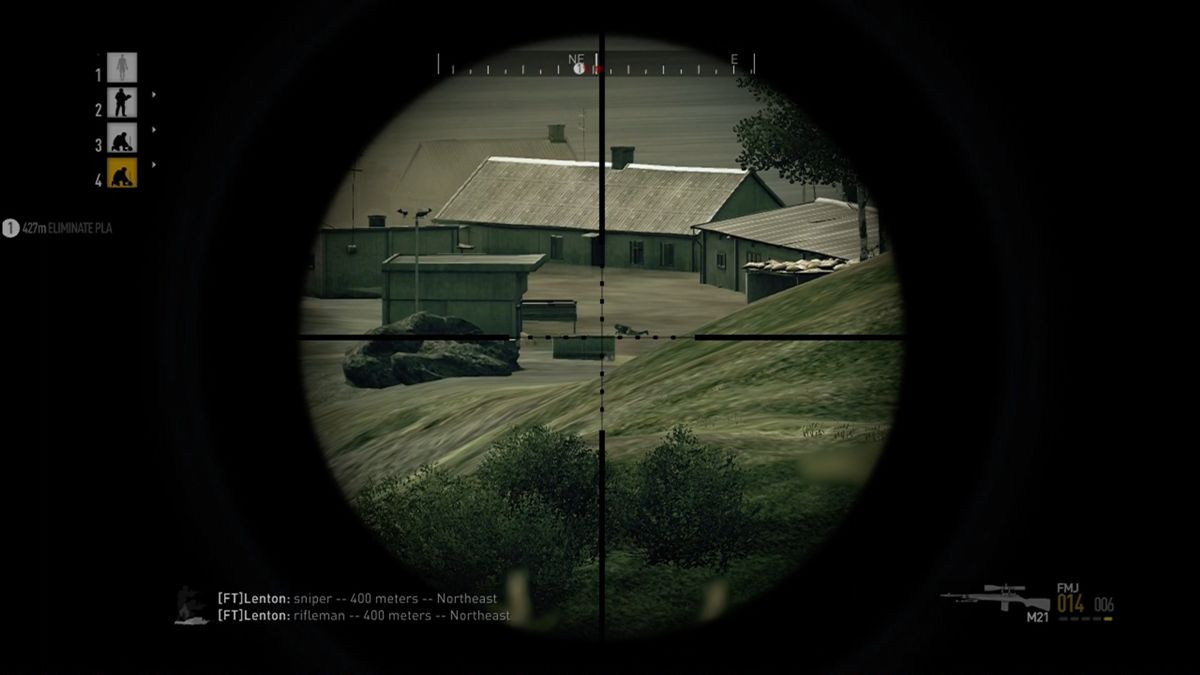 Operation Flashpoint: Dragon Rising | Xbox 360 | gameplay screenshot | Data by MobyGames.com