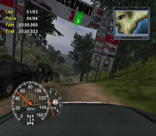 
4x4 Evo 2 | GameCube | gameplay screenshot | Data by MobyGames.com