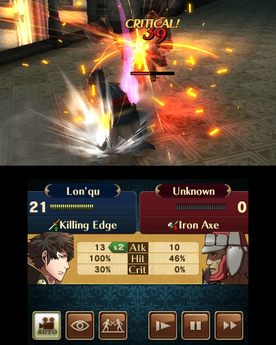 Fire Emblem: Awakening | Nintendo 3DS | gameplay screenshot | Data by MobyGames.com