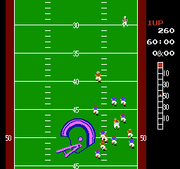 
10-Yard Fight | NES | gameplay screenshot | Data by MobyGames.com