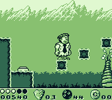
The Flintstones | Game Boy | gameplay screenshot | Data by MobyGames.com