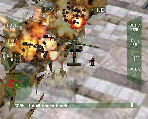 
Nuclear Strike | Nintendo 64 | gameplay screenshot | Data by MobyGames.com