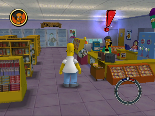 The Simpsons: Hit & Run | GameCube | gameplay screenshot | Data by MobyGames.com