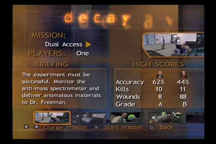 Half-Life | PlayStation 2 | gameplay screenshot | region=North America | source-country= | zypher-v2 | moby-821a0b985b71 | Data by MobyGames.com