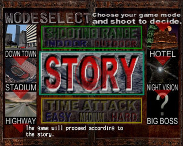 Silent Scope | PlayStation 2 | gameplay screenshot | region=North America | source-country= | zypher-v2 | moby-fcafc1c9924b | Data by MobyGames.com