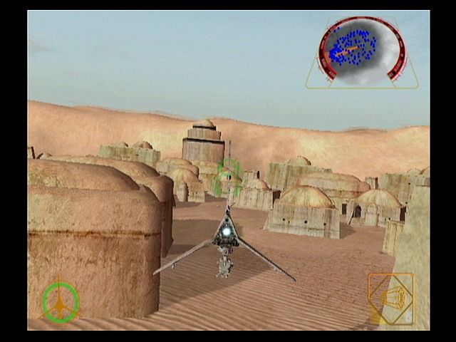 Star Wars: Rogue Squadron II - Rogue Leader | GameCube | gameplay screenshot | region=North America | source-country= | zypher-v2 | moby-70a567599c4b | Data by MobyGames.com