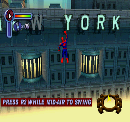 
Spider-Man | PlayStation | gameplay screenshot | Region: North America | source-country= | Data by MobyGames.com