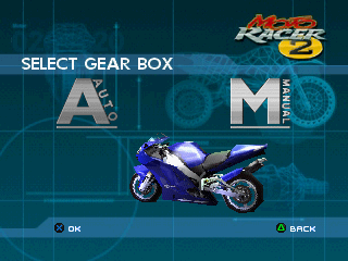 Moto Racer 2 | PlayStation | gameplay screenshot | Region: North America | source-country= | Data by MobyGames.com