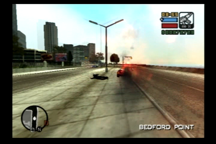 Grand Theft Auto: Liberty City Stories | PlayStation 2 | gameplay screenshot | region=North America | source-country= | zypher-v2 | moby-754ece802fa3 | Data by MobyGames.com