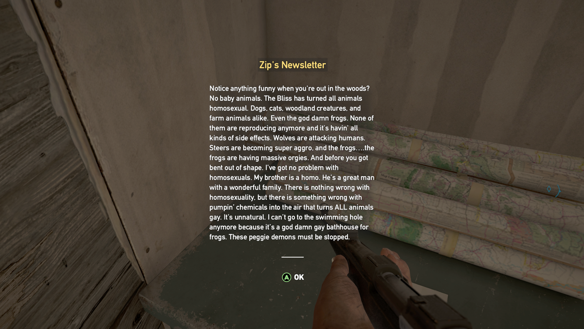 Far Cry 5 | Xbox One | gameplay screenshot | Data by MobyGames.com