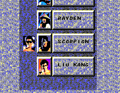 
Mortal Kombat | Game Gear | gameplay screenshot | Data by MobyGames.com