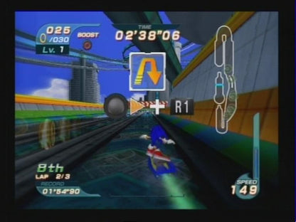 
Sonic Riders | PlayStation 2 | gameplay screenshot | Data by MobyGames.com