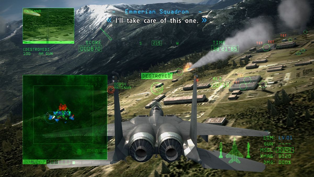 Ace Combat 6: Fires of Liberation | Xbox 360 | gameplay screenshot | moby-9566ad7165ef | Data by MobyGames.com