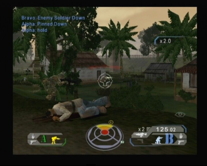 
Tom Clancy's Ghost Recon: Jungle Storm | PlayStation 2 | gameplay screenshot | Data by MobyGames.com