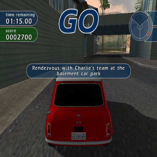 The Italian Job | PlayStation 2 | gameplay screenshot | region=North America | source-country= | zypher-v2 | moby-58379ff0aa34 | Data by MobyGames.com