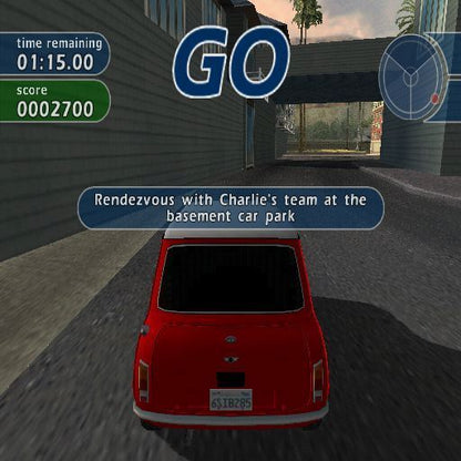 The Italian Job | PlayStation 2 | gameplay screenshot | region=North America | source-country= | zypher-v2 | moby-58379ff0aa34 | Data by MobyGames.com