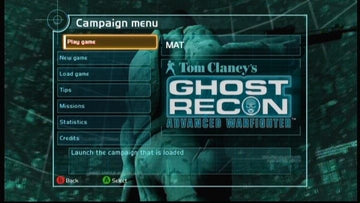Tom Clancy's Ghost Recon: Advanced Warfighter | Xbox 360 | gameplay screenshot | region=North America | source-country= | zypher-v2 | moby-ec3fec903079 | Data by MobyGames.com