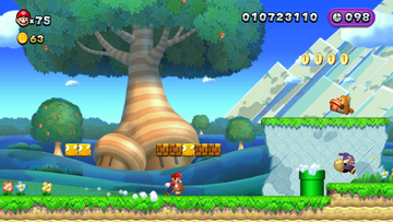 New Super Mario Bros. U | Wii U | gameplay screenshot | region=North America | source-country= | zypher-v2 | moby-7c86a5032d84 | Data by MobyGames.com