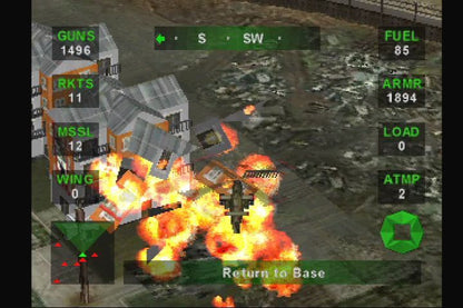 Nuclear Strike | PlayStation | gameplay screenshot | region=North America | source-country= | zypher-v2 | moby-23aeda73150d | Data by MobyGames.com