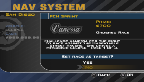 
Midnight Club 3: DUB Edition | PSP | gameplay screenshot | Data by MobyGames.com