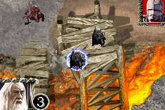 
The Lord of the Rings: The Third Age | Game Boy Advance | gameplay screenshot | Data by MobyGames.com