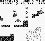 
Super Mario Land | Game Boy | gameplay screenshot | Data by MobyGames.com