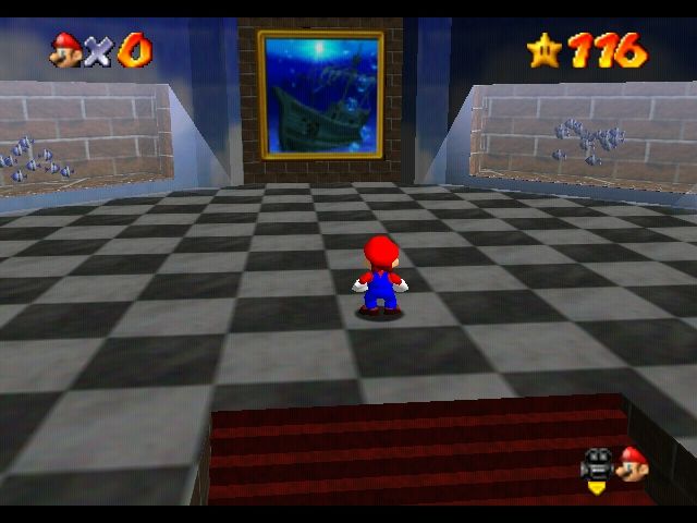 
Super Mario 64 | Nintendo 64 | gameplay screenshot | Data by MobyGames.com
