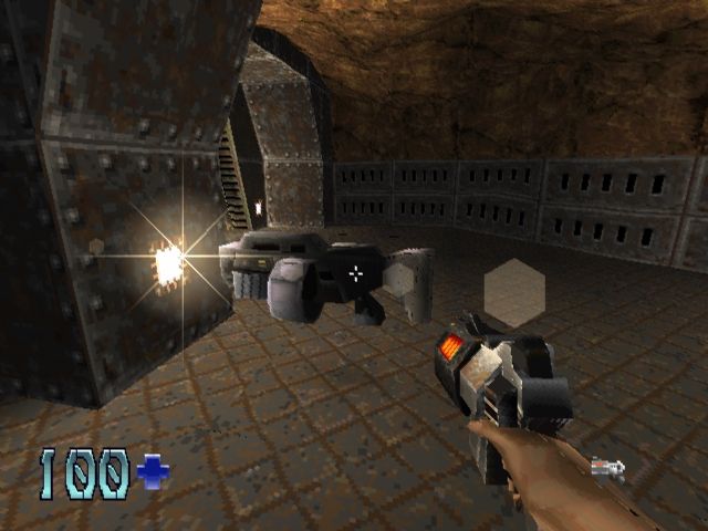 
Quake II | PlayStation | gameplay screenshot | Data by MobyGames.com